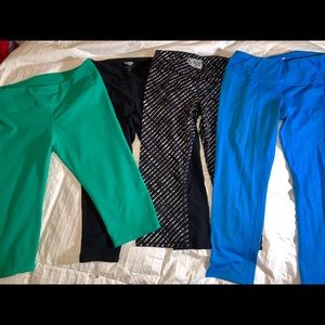 Bundle of 4 calf/knee leggings
